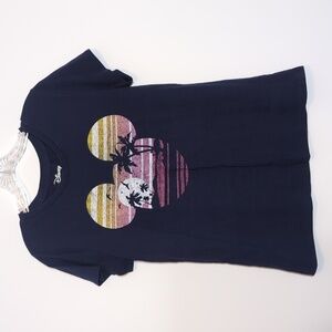 Disney Mickey Mouse Sunset Graphic T Shirt